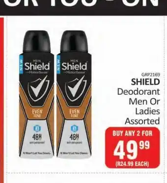 KitKat Cash and Carry Shield deodorant men or ladies assorted offer