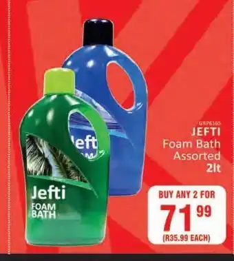 Jefti foam bath assorted