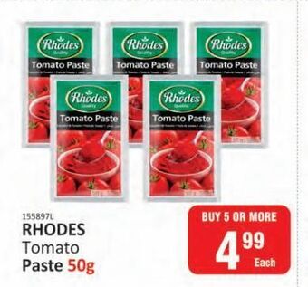 KitKat Cash and Carry Rhodes tomato paste offer
