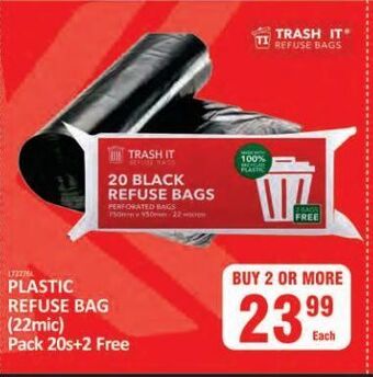 KitKat Cash and Carry Plastic refuse bags offer