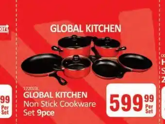 Global kitchen non stick cookware