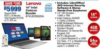 Intel celeron bundle 81vu009qsa