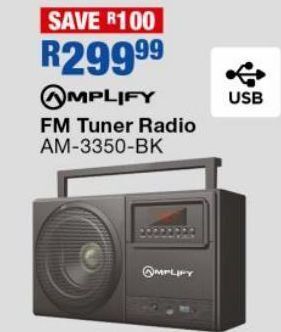 OK Furniture Fm tuner radio am-3350-bk offer