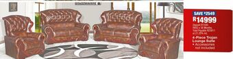 OK Furniture 4 piece trojan lounge suite offer