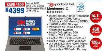 Montenero c notebook