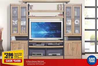 OK Furniture 6 piece denver wall unit offer