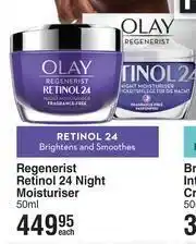 Dis-Chem Olay Regenerist Retinol 24 Night Moisturiser-50ml offer