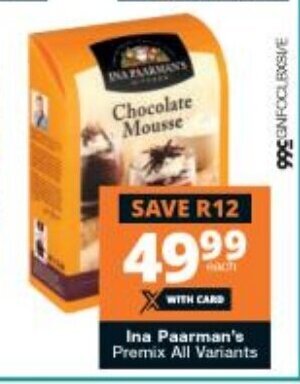 Checkers Ina Paarman's offer