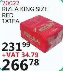 Africa Cash and Carry Rizla King Size Red 20022 offer