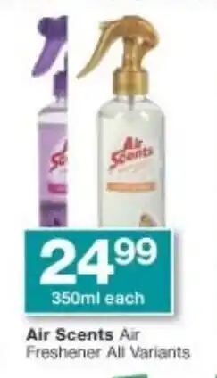 Checkers Air Scents Air Freshener 350ml offer