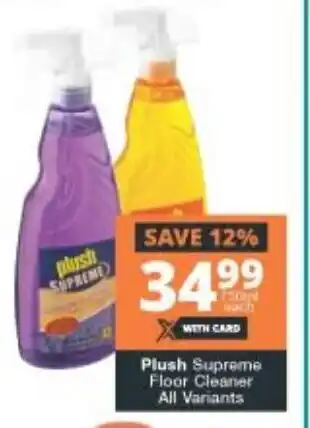 Checkers Plush Supreme Floor Cleaner offer
