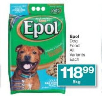 Checkers Epol Dog Food 8kg offer