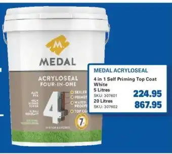 Medal Acryloseal 20 Litre