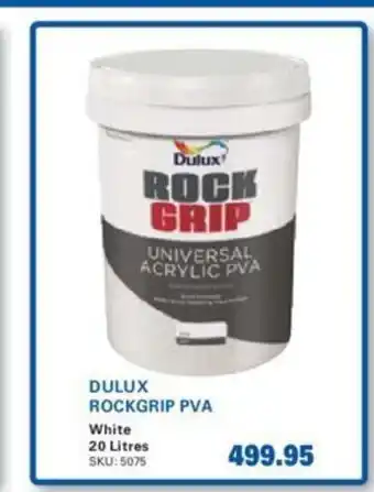 Cashbuild Dulux Rockgrip PVA 20 Litres offer