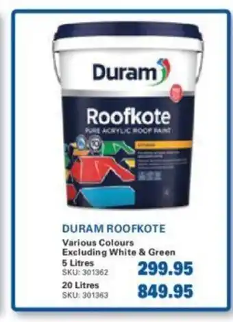 Cashbuild Duram Roofkote 20 Litres offer