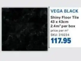 Cashbuild Vega Black 43x43cm offer