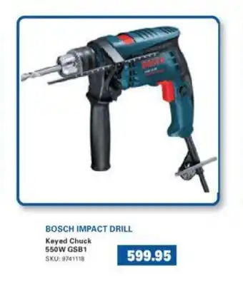 Cashbuild Bosch Impact Drill 550W GSB1 offer