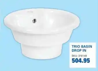 Cashbuild Trio Basin Drop In offer