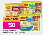 Game Maggi 2 Minute Noodles (Assorted)-For Any 3 x 5x73g offer