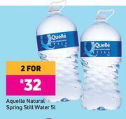 Game Aquelle Natural Spring Still Water-For 2 x 5Ltr offer