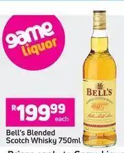 Game Bell's Blended Scotch Whisky-750ml Each offer