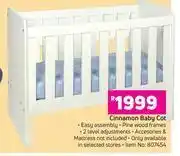 Game Cinnamon Baby Cot offer