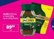 Game Jacobs Kronung Or Gold 200g Jar Or 230g Pouch-Each offer