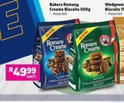 Game Bakers Romany Creams Biscuits Assorted-500g Each offer