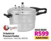 Tissolli 7Ltr Solid Lid Aluminium Pressure Cooker offer at Game