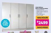 Game Ucan 1800mm Built In Cupboards (White) offer