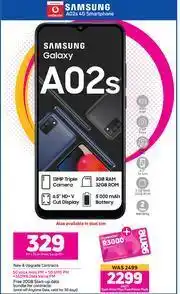 Game Samsung Galaxy A02s 4G Smartphone-On Smart Top Up XS+ offer
