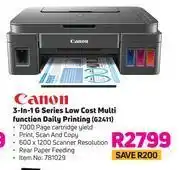 Game Canon 3 In 1 G Series Low Cost Multi Function Daily Printer G2411 offer