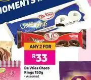 De Vries Choco Rings Assorted-For Any 2 x 150g