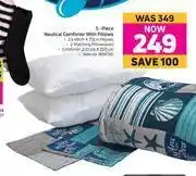Game 5 Piece Nautical Comforter With Pillows offer