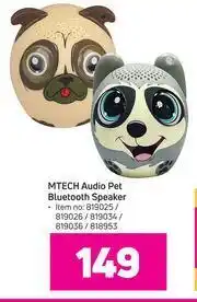 Game M Tech Audio Pet Bluetooth Speaker offer