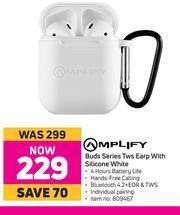 Game Amplify Buds Series TWS Earp With Silicone White offer