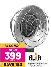 Game 0Alva Cylinder Top Heater offer