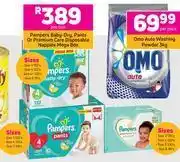 Game Pampers Baby-Dry, Pants Or Premium Care Disposable Nappies Mega Box-Per Box offer