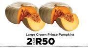 Food Lover's Market Large Crown Prince Pumpkins-For 2 offer