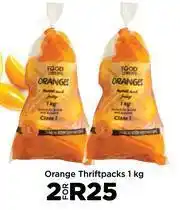 Food Lover's Market Orange Thriftpacks-For 2 x 1kg offer