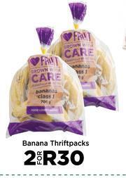 Food Lover's Market Banana Thriftpacks-For 2 offer
