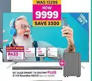 Game Hisense 55" ULED Smart TV 55U7WE Plus 2.1 CH Soundbar HS212 offer