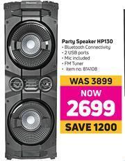 Game Hisense Party Speaker HP130 offer