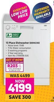 Game Defy 13 Place Dishwasher DDW230 offer