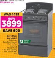 Game Defy Stove Black BLK DSS512 offer