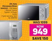Game Defy 20L Solo Microwave Silver DMO381 offer