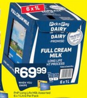 Pick n Pay PnP Long Life Milk Assorted offer