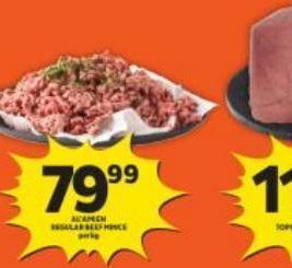 Shoprite Minced beef offer