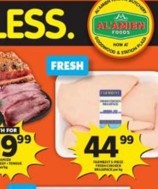 Shoprite Chicken quarters offer