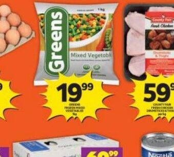 Shoprite Greens frozen vegetables offer
